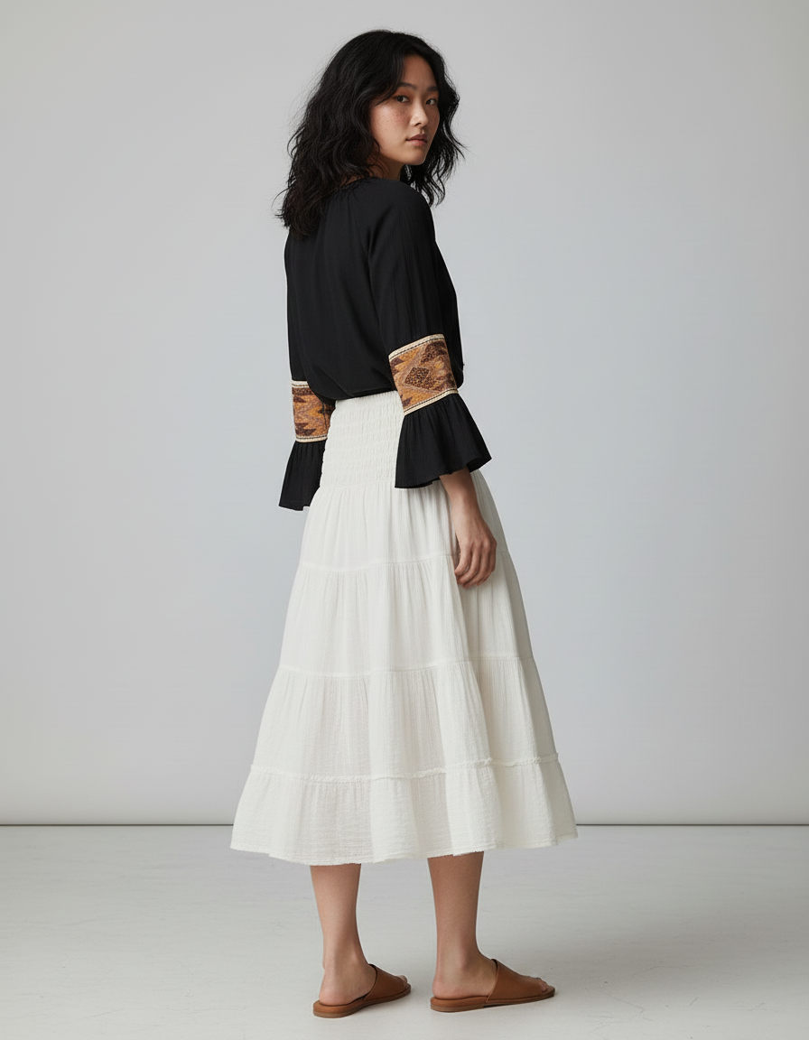 Jupe Gitane Mi-Longue