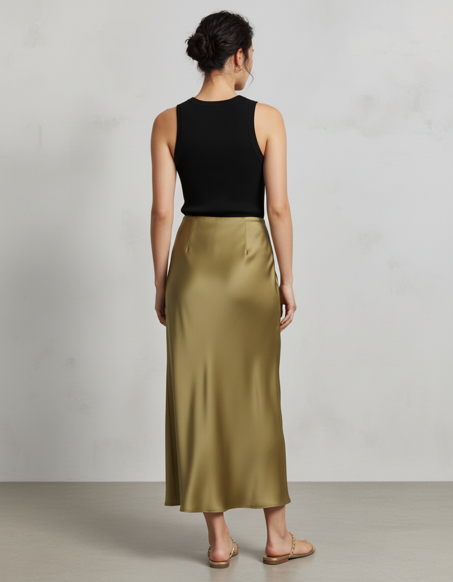 Jupe Longue Verte Femme