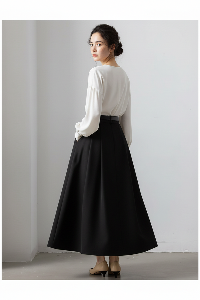 Jupe Longue Demi Cercle