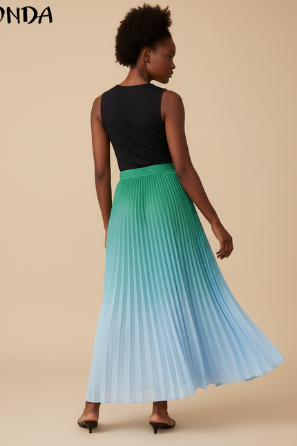 Jupe Bleu Ciel Longue