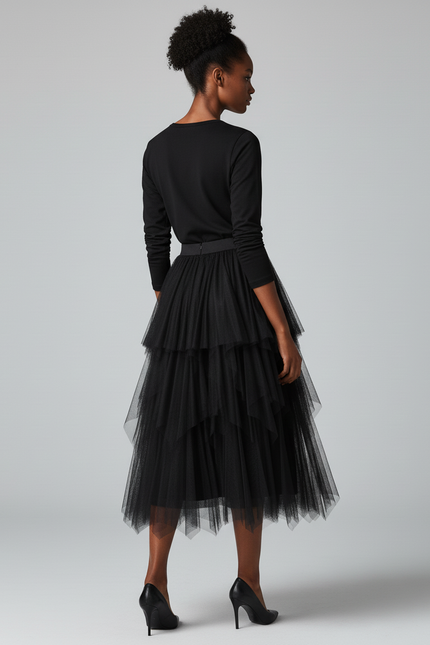 Jupe Longue Froufrou Tulle