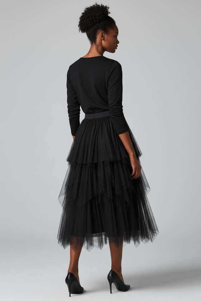 Jupe Longue Froufrou Tulle
