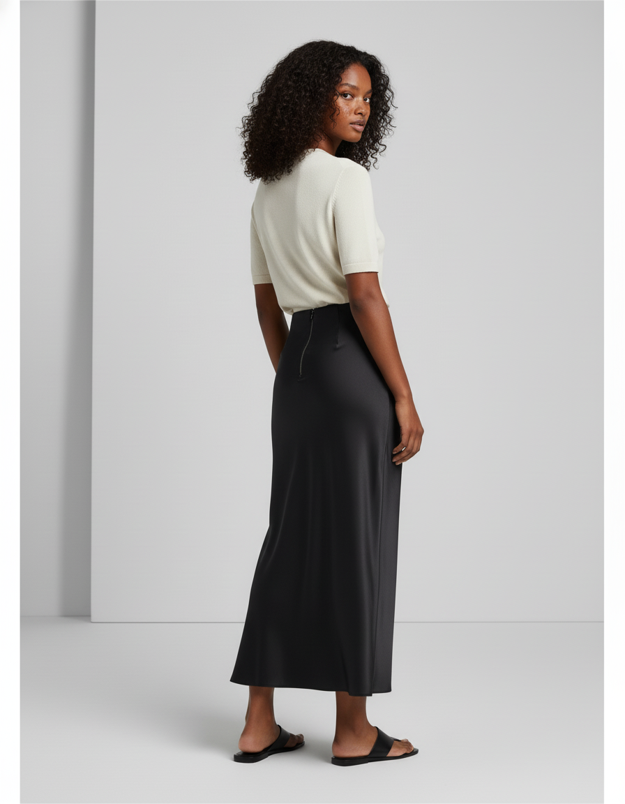 Jupe Longue Femme Noire