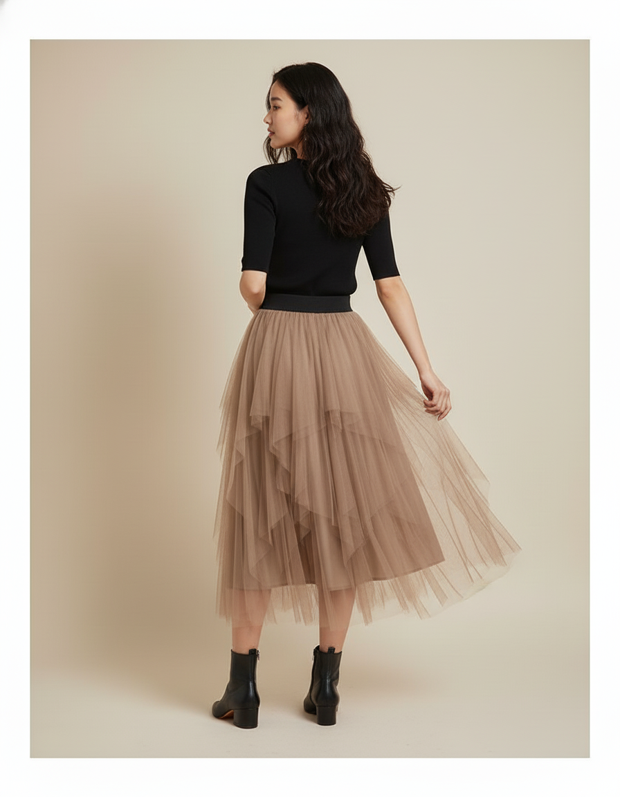 Jupe Longue Froufrou