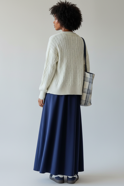 Jupe Longue En Tencel