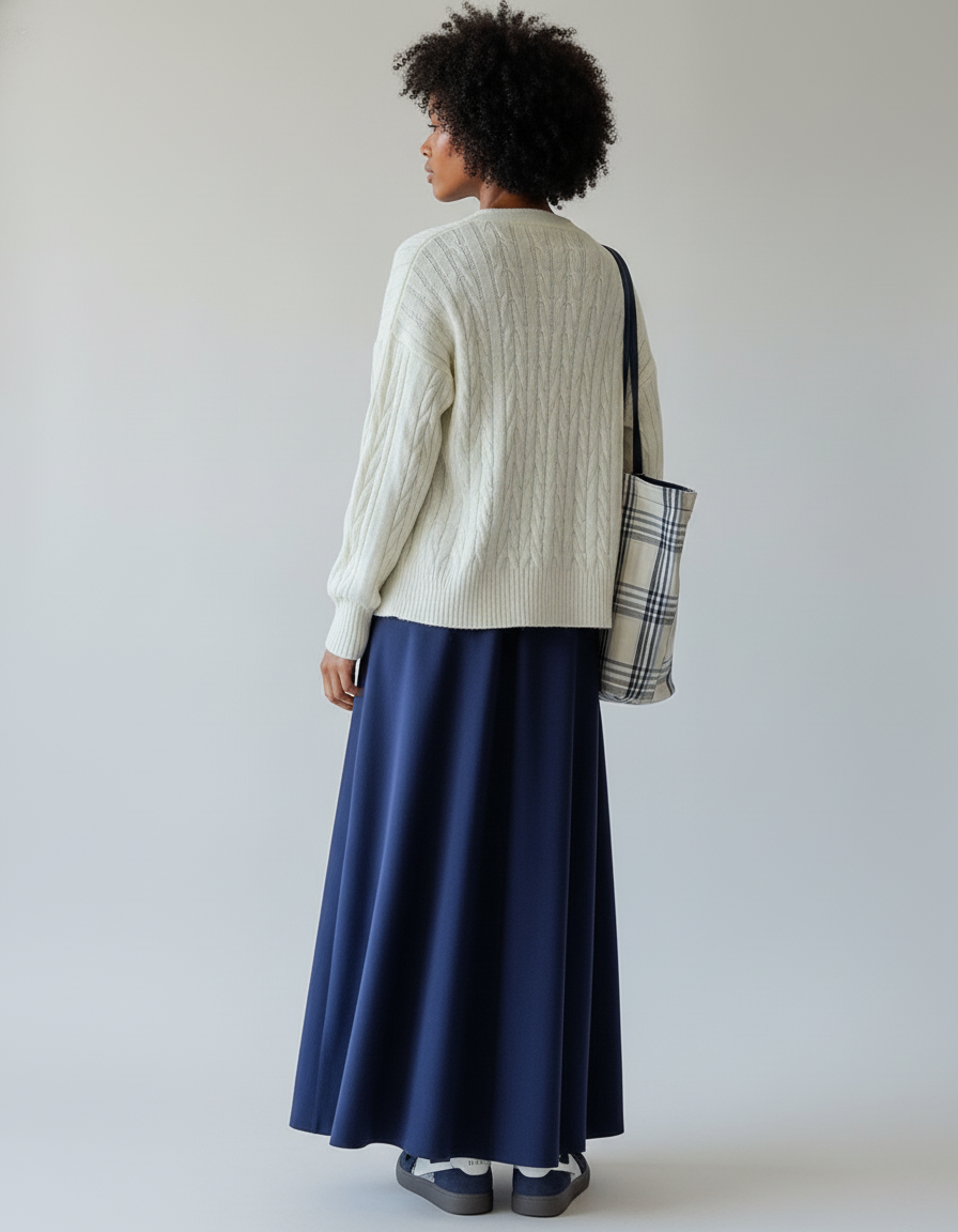 Jupe Longue En Tencel