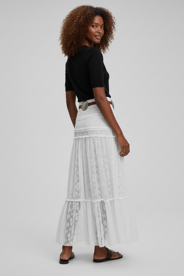 Jupe Longue Dentelle Bohème