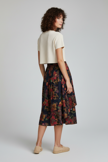 Jupe Bohème Mi-Longue