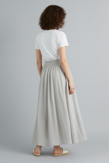 Jupe Longue Taille Haute Ete