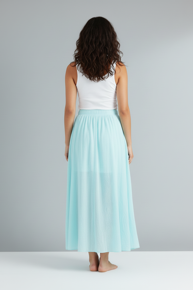 Jupe Longue Vert D Eau