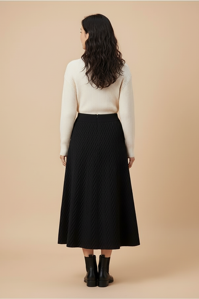 Jupe Cloche Mi-Longue