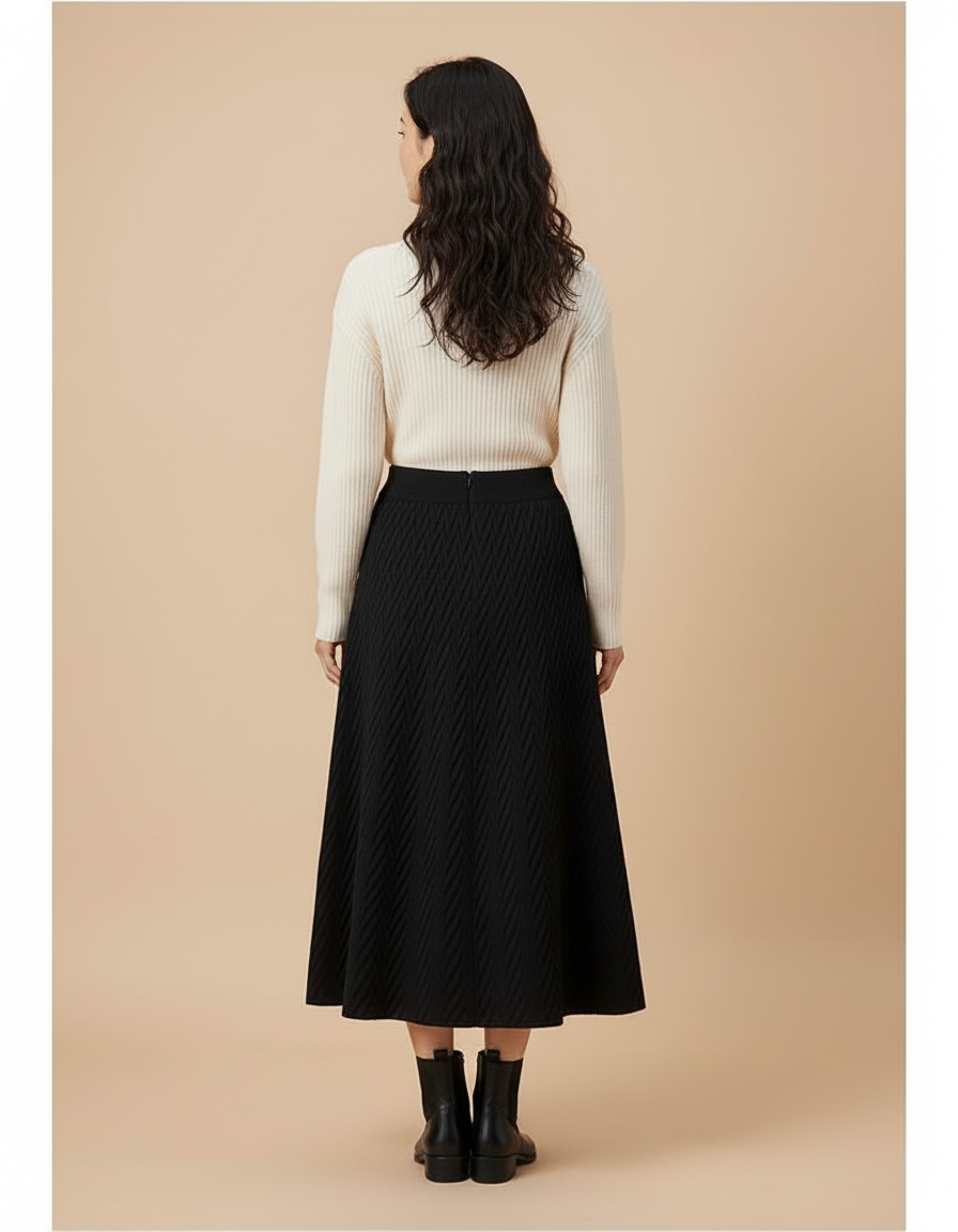 Jupe Cloche Mi-Longue