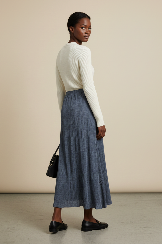 Jupe Tube Longue Maille