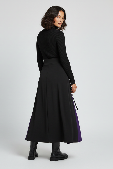 Jupe Longue Fendue Grande Taille