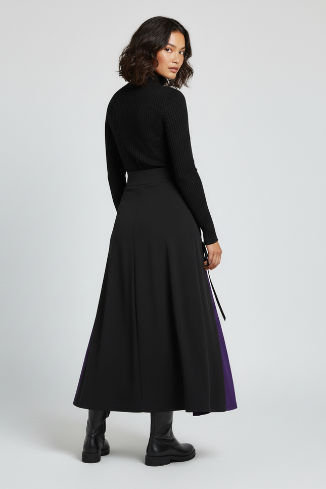 Jupe Longue Fendue Grande Taille