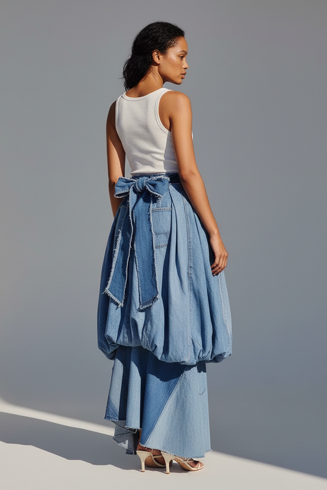 Jupe Bouffante Mi-Longue