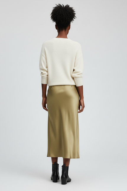 Jupe Longue Vert Olive