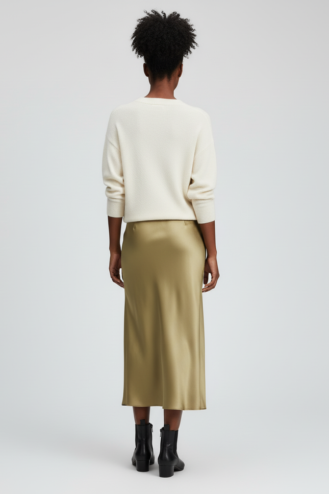 Jupe Longue Vert Olive