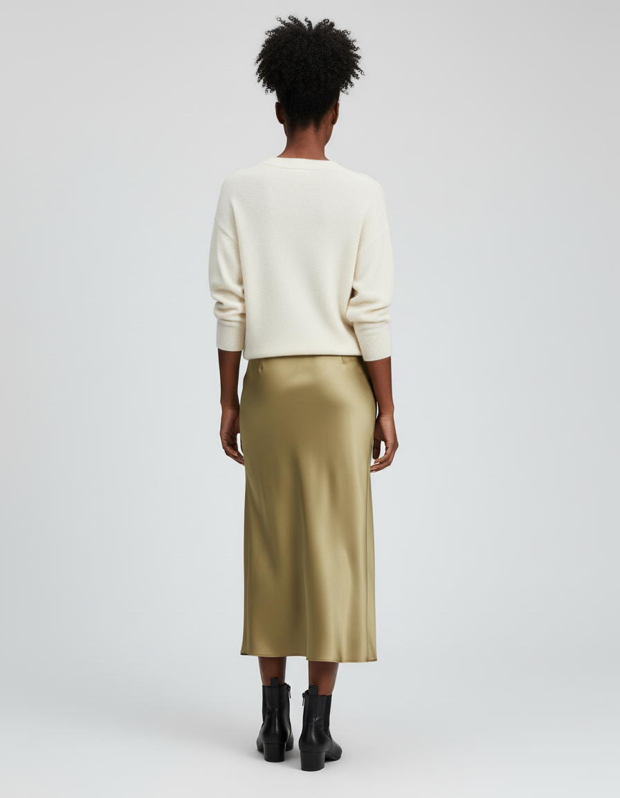 Jupe Longue Vert Olive