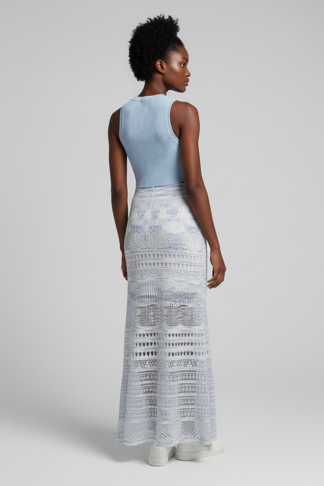 Jupe Longue Crochet Ajourée Bohème