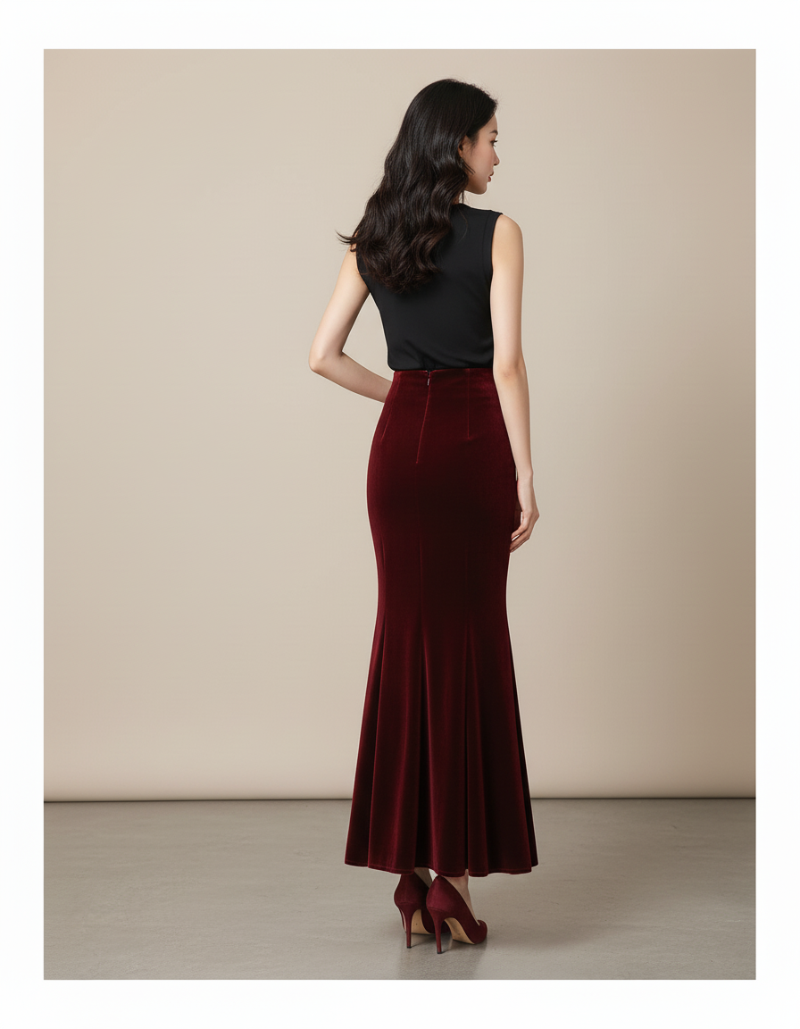 Jupe Tube Longue Hiver