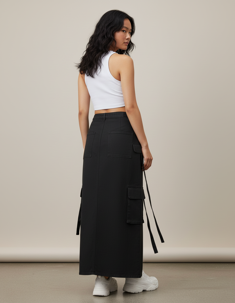 Jupe Militaire Longue