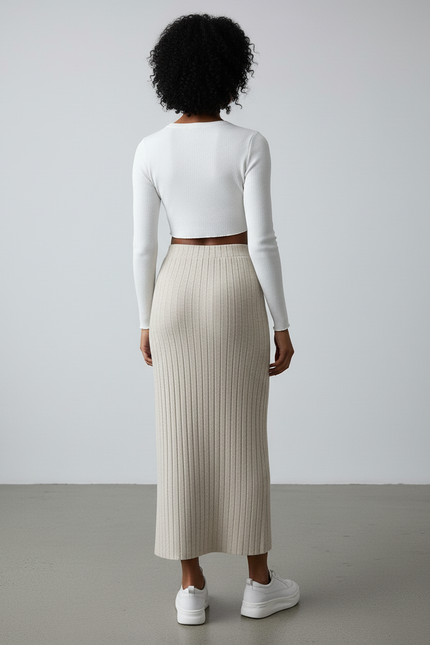Jupe En Jersey Longue