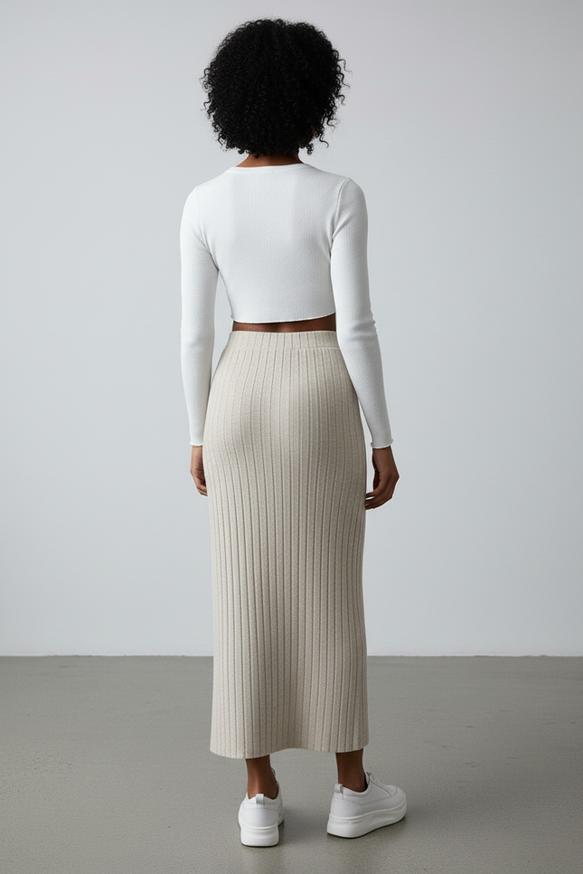Jupe En Jersey Longue