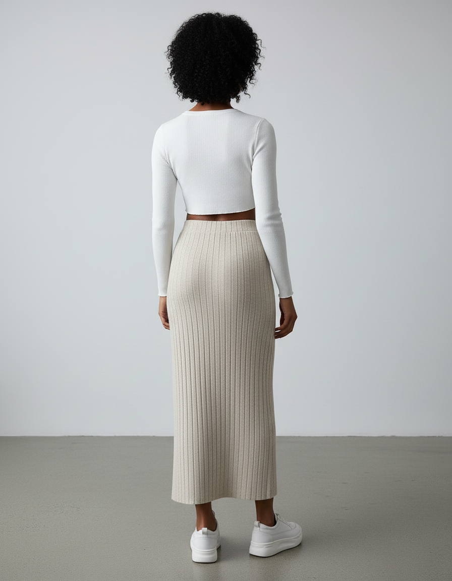 Jupe En Jersey Longue