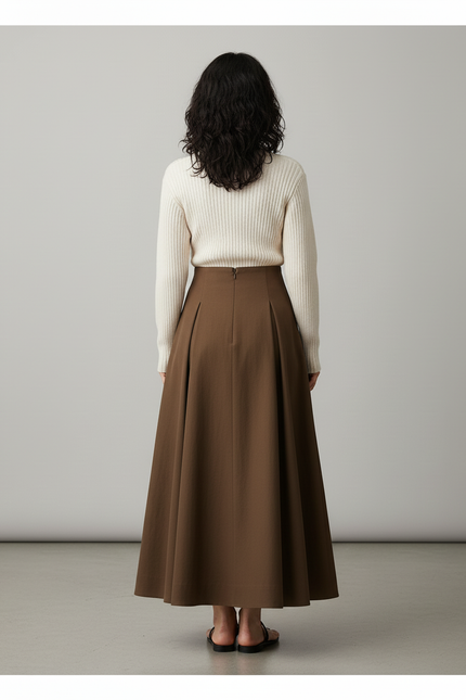 Jupe Demi Cloche Longue