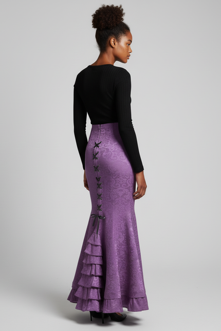 Jupe Longue Jacquard