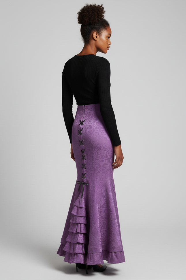 Jupe Longue Jacquard