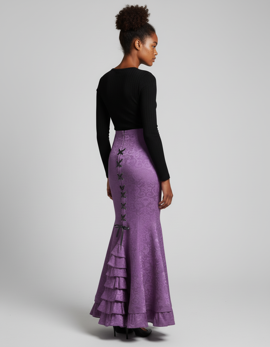 Jupe Longue Jacquard