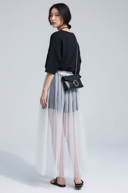 Jupe Short Longue Femme