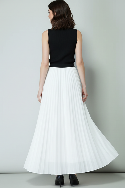 Jupe Patineuse Longue Blanche