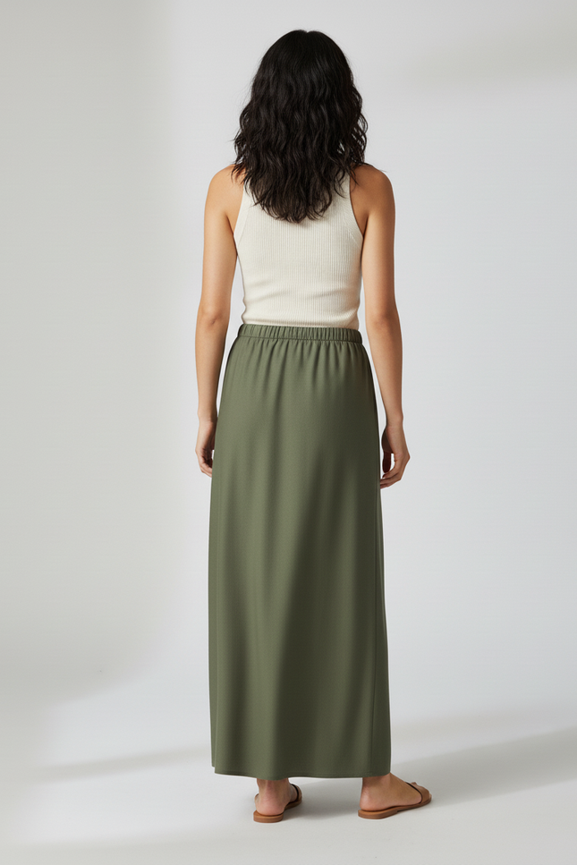 Jupe Longue Drapée