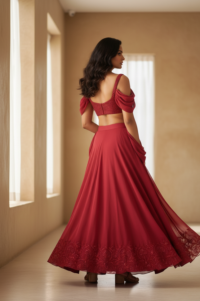 Jupe Longue Avec Bretelles