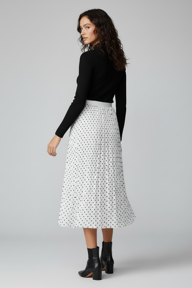 Jupe Longue Mousseline De Soie