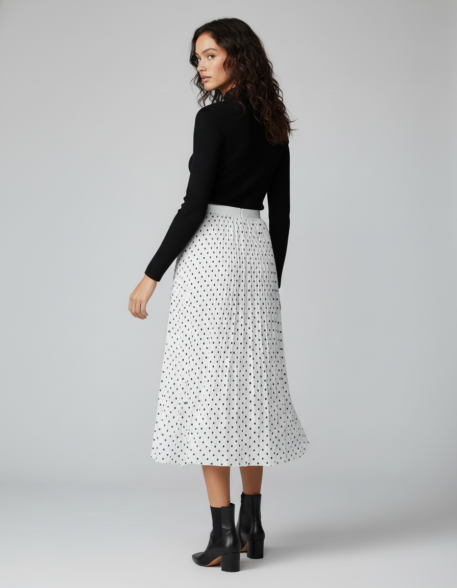 Jupe Longue Mousseline De Soie