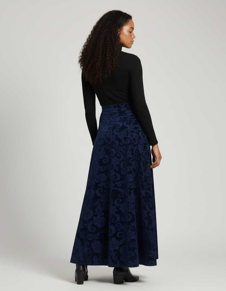 Jupe Longue Brocart