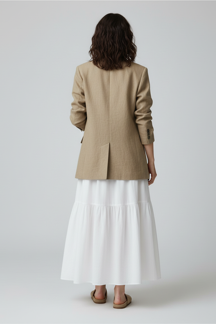 Jupe Longue Bohème Blanche