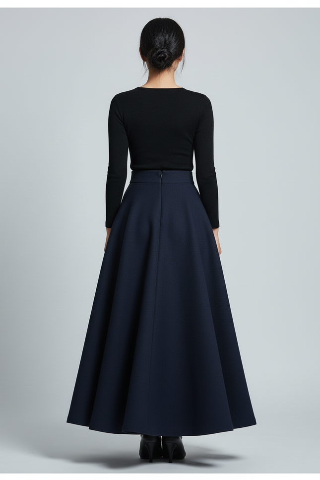 Jupe Longue Hiver Laine