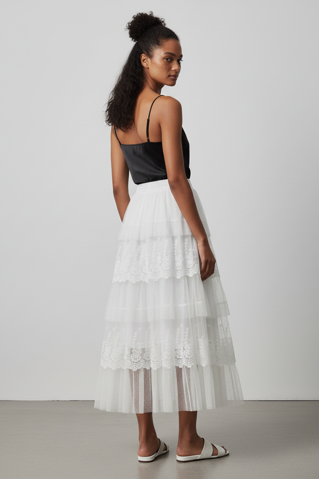 Jupe Longue Blanche Mariage