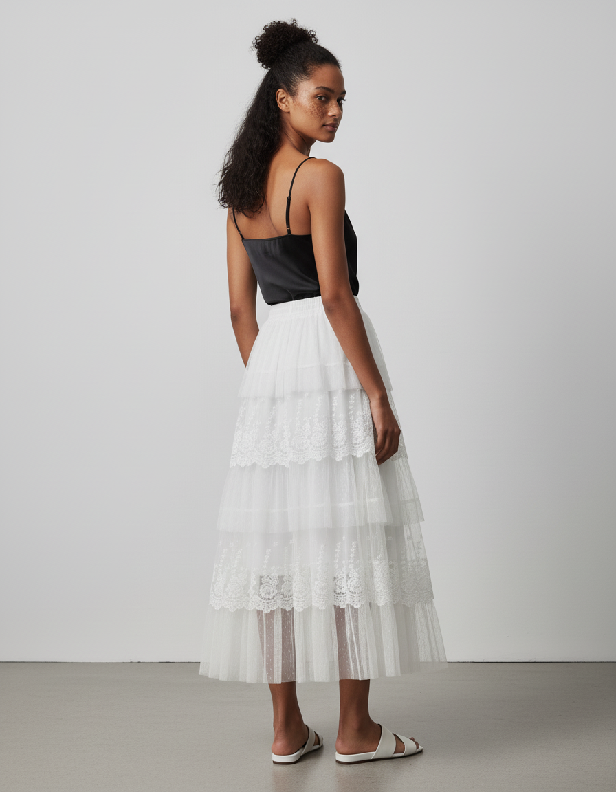 Jupe Longue Blanche Mariage