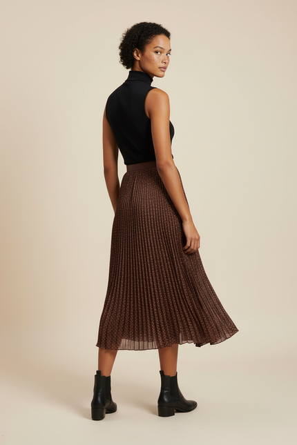 Jupe Plissée Longue Hiver