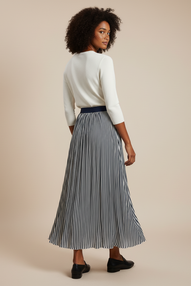 Jupe Longue Rayures Verticales