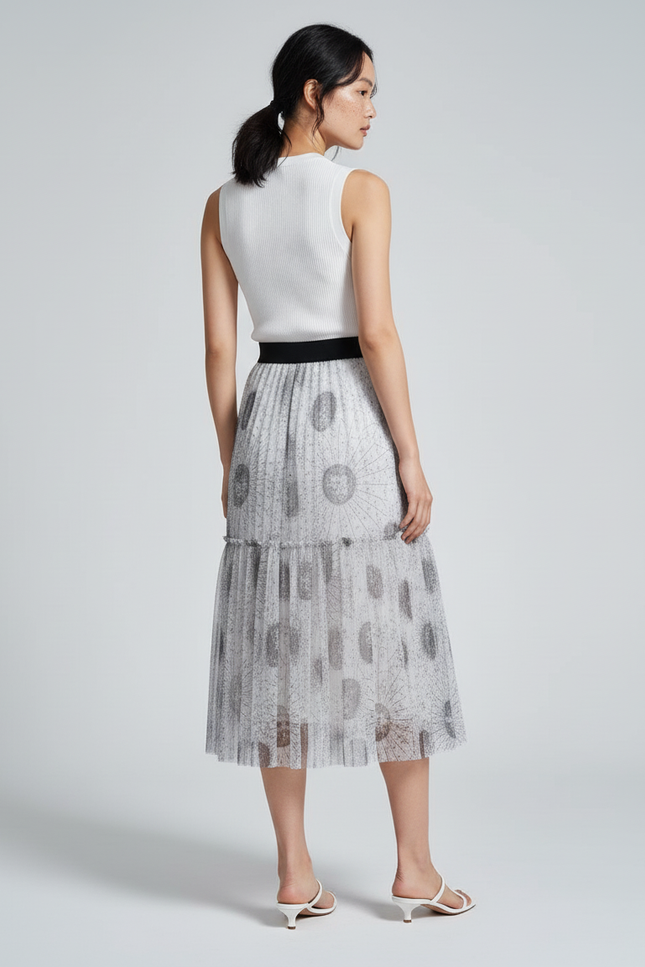 Jupe Longue Femme Transparente