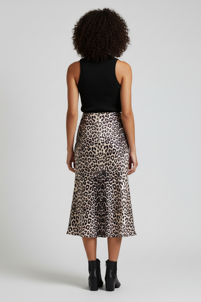 Jupe Fluide Mi-Longue