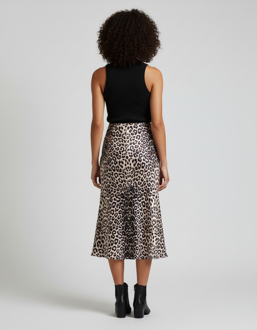 Jupe Fluide Mi-Longue