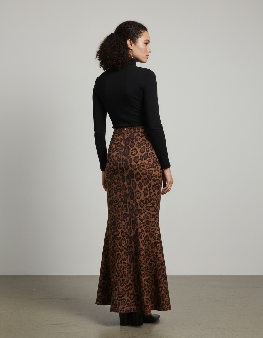 Jupe Longue Moulante Femme